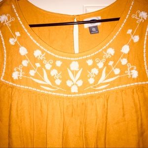 Mustard yellow tunic xxl